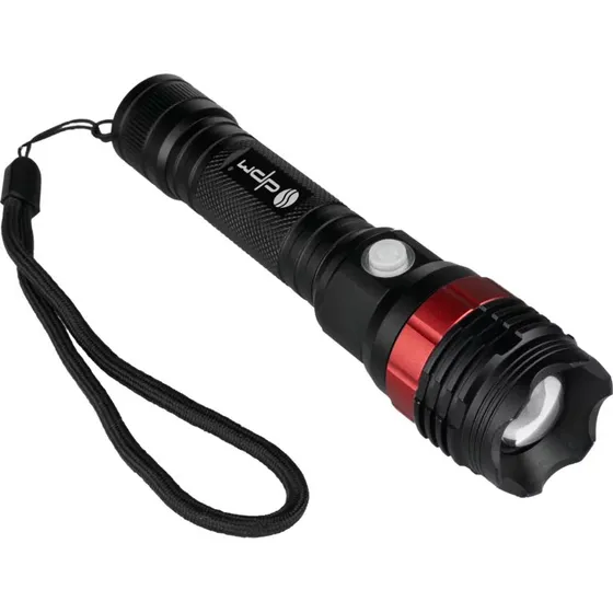 DPM Latarka LED aluminiowa 250 lm, adowalna, SP0412