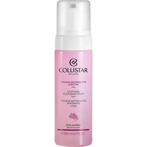 Collistar Soothing Cleansing Foam łagodząca pianka do twarzy 180ml