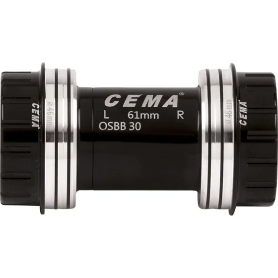 Cema OSBB Interlock 61x46mm Shimano stal nierdzewna czarna