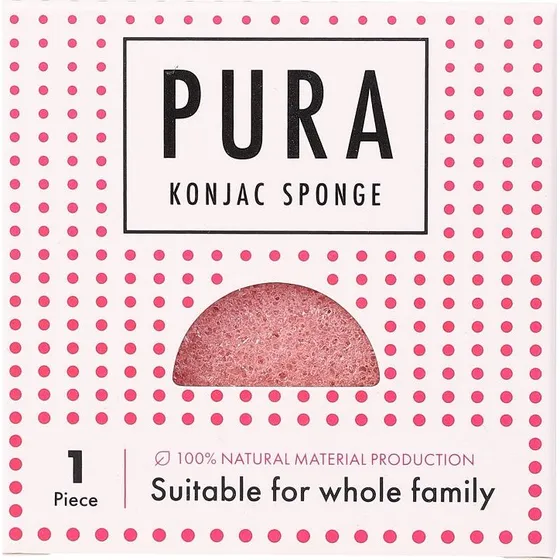 Sister Young Pura Konjac Sponge gąbka do mycia twarzy Pink
