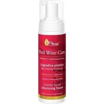 Ava Laboratorium Red Wine Care Łagodna Pianka do Mycia Twarzy 150 ml