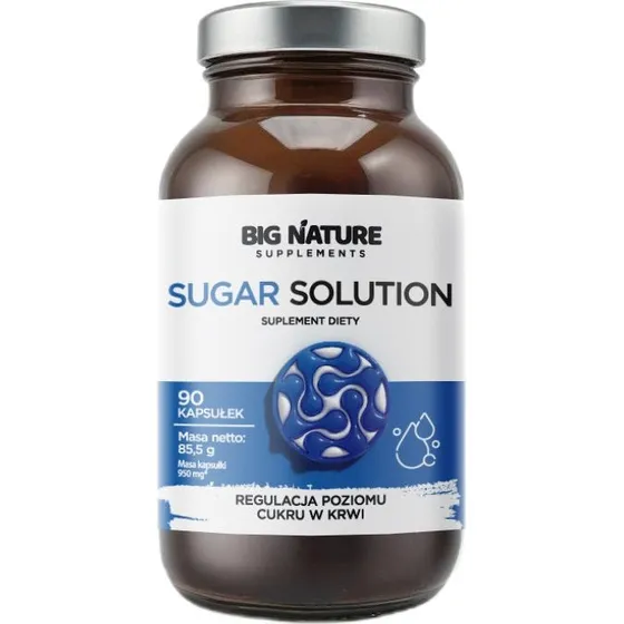 Big Nature Sugar Solution suplement diety, 90 kapsułek