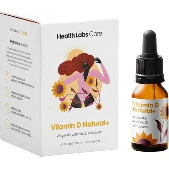 Health Labs Vitamin D Natural+ krople 10 ml