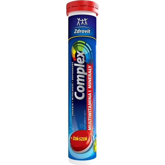 Zdrovit Complex Multiwitamina i Minerały + żeń-szeń 24 tabletki