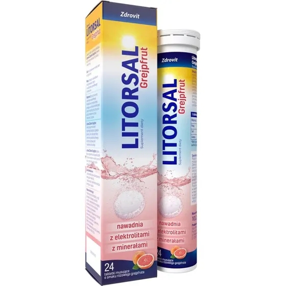 Zdrovit Litorsal Grejpfrut 24 tabletki musujące