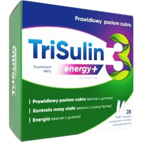 TriSulin Energy+ 28 saszetek – wsparcie metabolizmu i energii