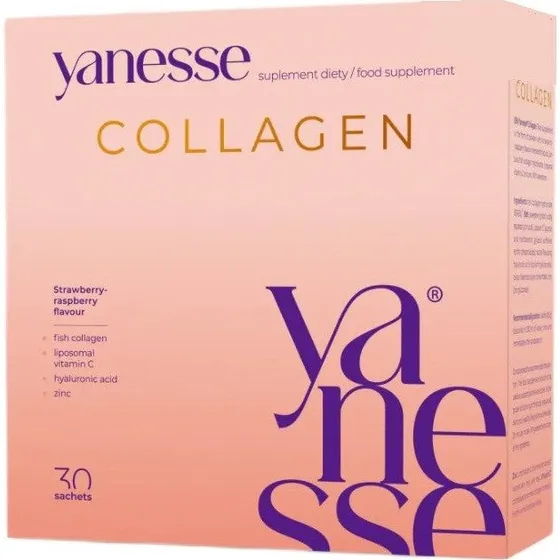 AronPharma Yanesse Collagen truskawkowo-malinowy 30 saszetek
