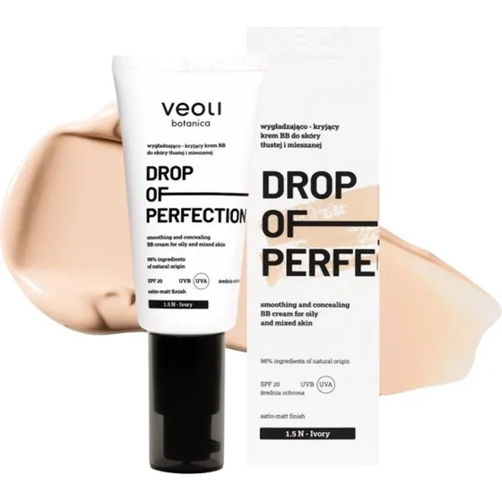 Veoli Botanica Drop Of Perfection krem BB 1.5 N Ivory 30ml