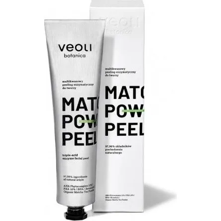 Veoli Botanica Matcha Power Peel – Multikwasowy peeling enzymatyczny 75 ml