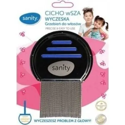 Sanity Kids Grzebień do włosów Cicho Wsza - Stal nierdzewna