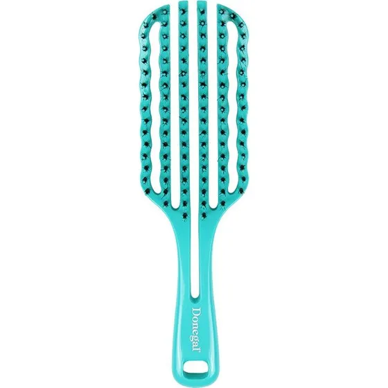 Donegal Miscella Brush – wentylowana szczotka do włosów, niebieska