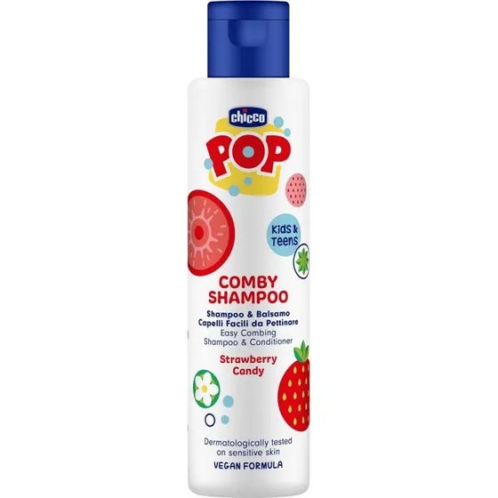 Chicco Pop szampon i odżywka 2w1 truskawkowy sorbet 250ml