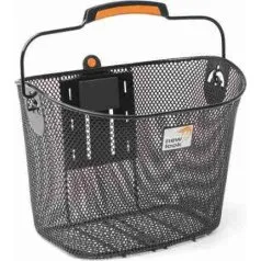 New Looxs Toscane Smartlock Koszyk Rowerowy Czarny ściągany