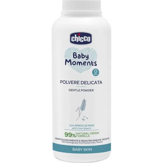 Chicco Baby Moments delikatny puder dla dzieci 0m+ 130g