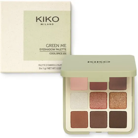 KIKO Milano Green Me Eyeshadow Palette 102 Feisty Saffron