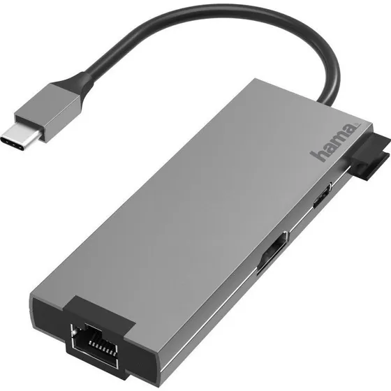 Hama Multiport USB-C - Hub LAN HDMI 3x USB