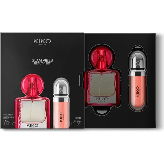 KIKO Milano Glam Vibes Beauty Set: Perfumy 50ml + Błyszczyk 6.5ml