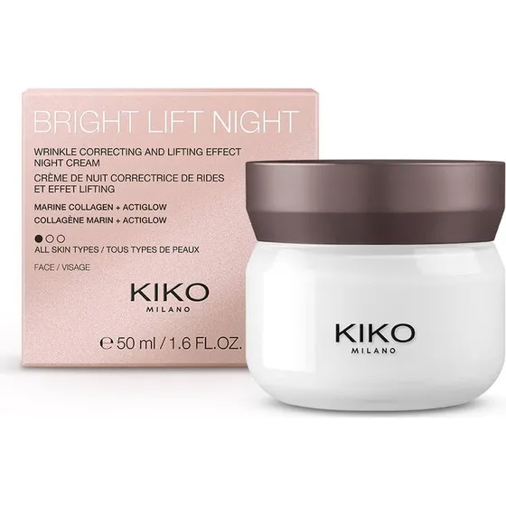 KIKO Milano Bright Lift Night Krem matujący z kolagenem 50ml