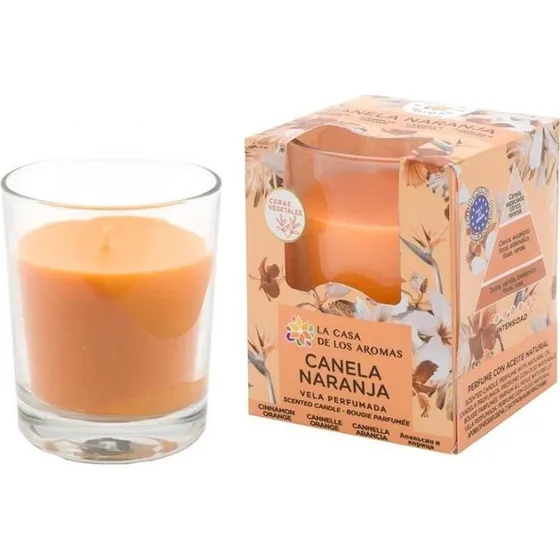 La Casa de los Aromas Świeca zapachowa Cynamon-Pomarańcza 140g