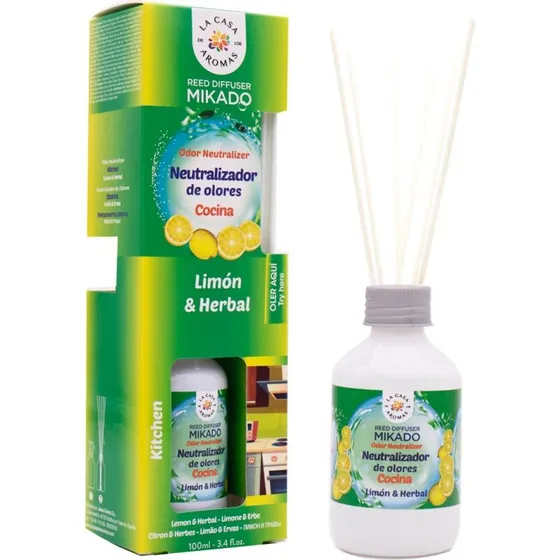 La Casa de los Aromas Dyfuzor Patyczkowy Cytryna i Zioła 100ml