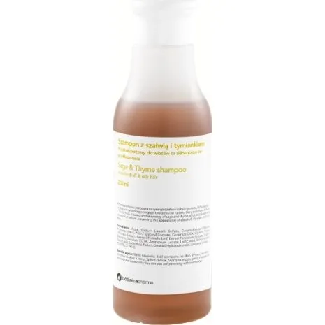 Botanicapharma Szampon przeciwłupieżowy z szałwią i tymiankiem 250 ml