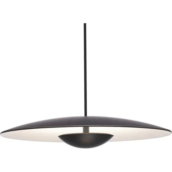 MARSET Ginger żyrandol LED Triac Ø32cm wenge/biała