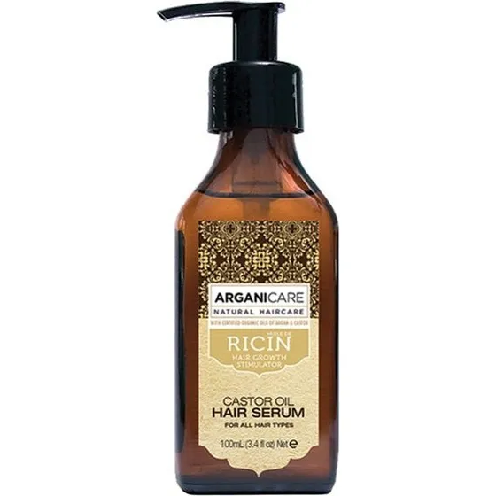 Arganicare Castor Oil Serum stymulujące porost włosów, 100ml