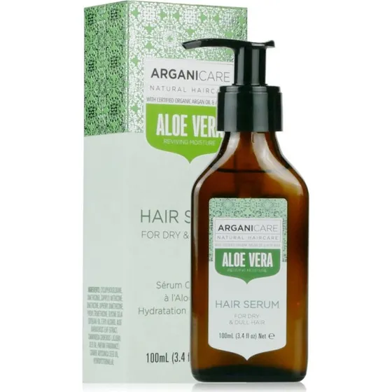 Arganicare Aloe Vera Serum do włosów z aloesem, 100ml
