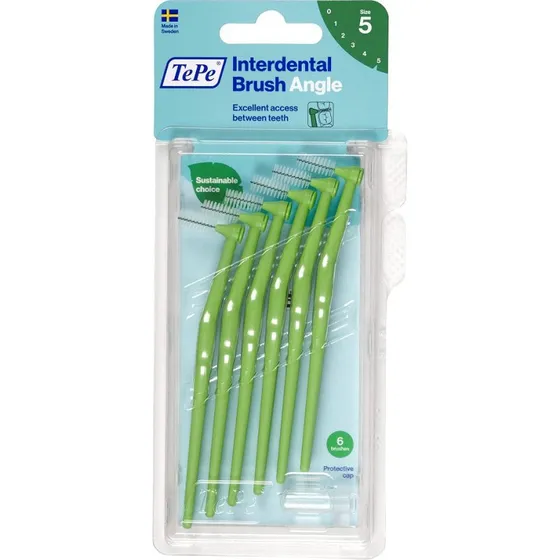 TePe Angle szczoteczki międzyzębowe 0.8mm Zielone 6szt