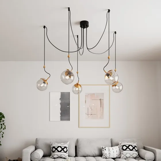 By Rydéns Carry 5 Lampa Wisząca Grey - 5 punktów