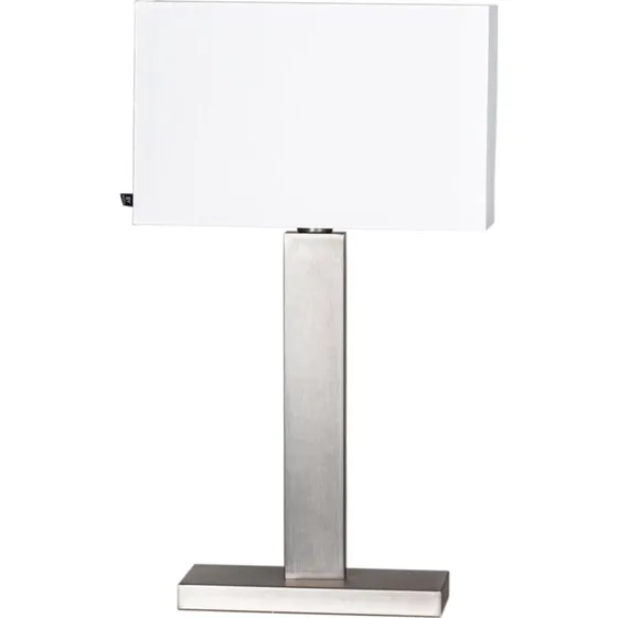 Rydéns Prime H69 Lampa stołowa Szczotkowana Stal/Biała
