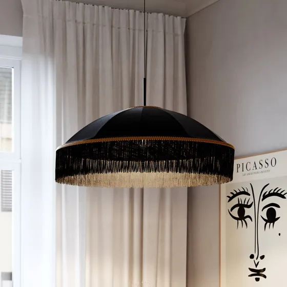 By Rydéns Lampa Wisząca Francis Ø60 Black