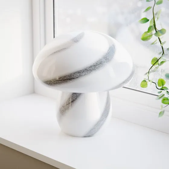 By Rydéns Mira Mushroom Lampa Stołowa H30 Biały/Czarny