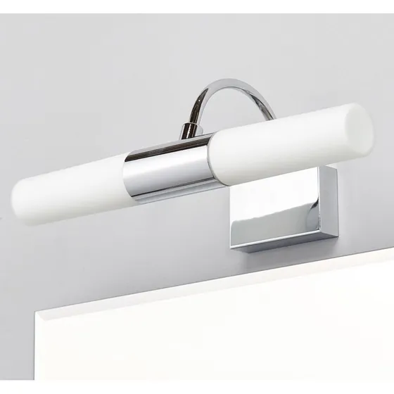 Lampa ścienna Lindby Devran Chrome - nowoczesny kinkiet łazienkowy