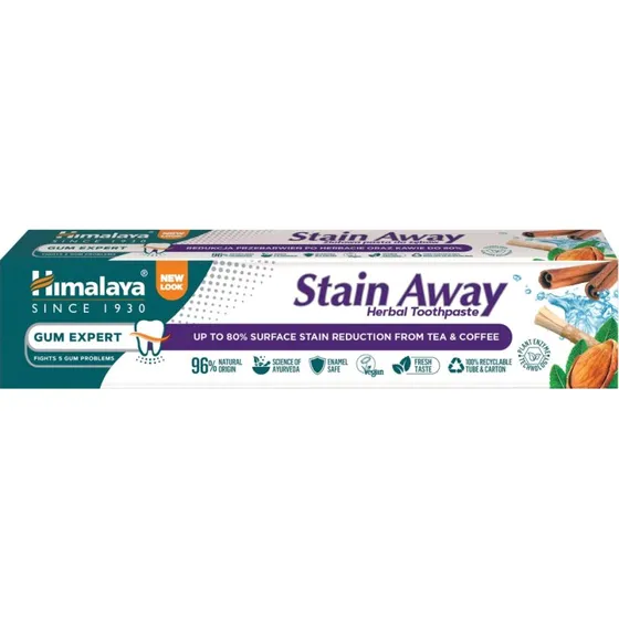 Himalaya Stain-Away Pasta do Zębów Przeciw Przebarwieniom 75ml