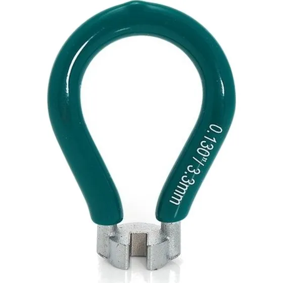 XLC Klucz do szprych TO-S43 3,3mm zielony/srebrny