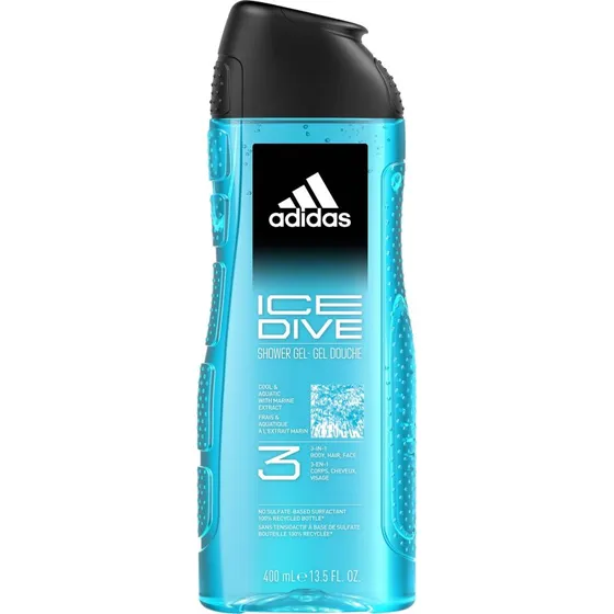 Adidas Ice Dive 3w1 Żel pod prysznic 400 ml