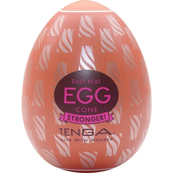 TENGA Easy Beat Egg Cone Stronger - jednorazowy masturbator