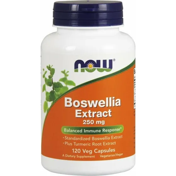 Now Foods Boswellia 250 mg i Kurkuma 120 kapsułek