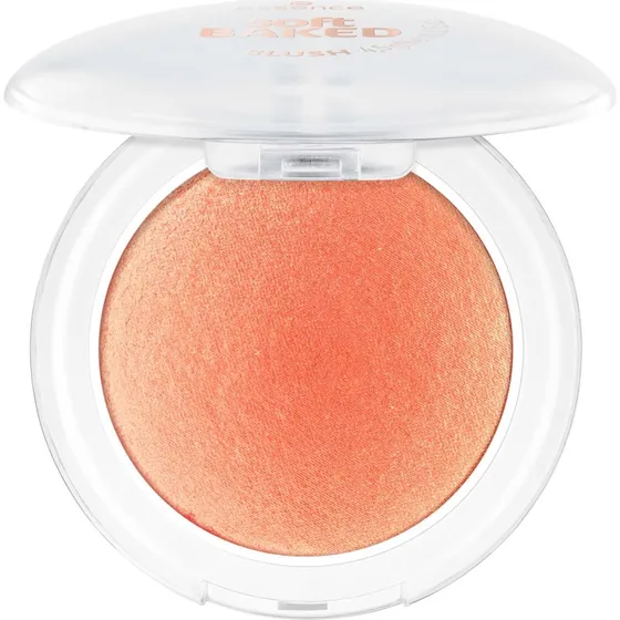 essence Soft Baked Blush 20 Peach Please - Wypiekany róż do policzków