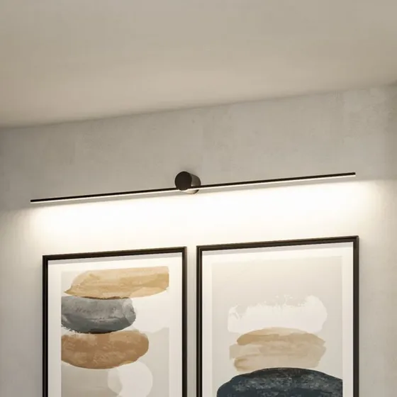 Kinkiet LED Paulmann Sava, czarny, 120 cm, IP44