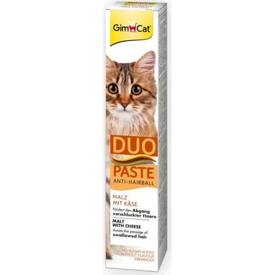 GimCat Duo Paste Anti-Hairball Ser i słód 50 g