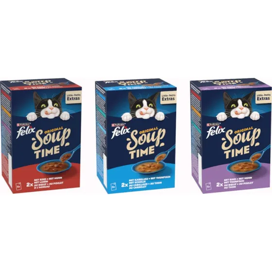 Felix Soup Time Pakiet mieszany, 18 x 48 g