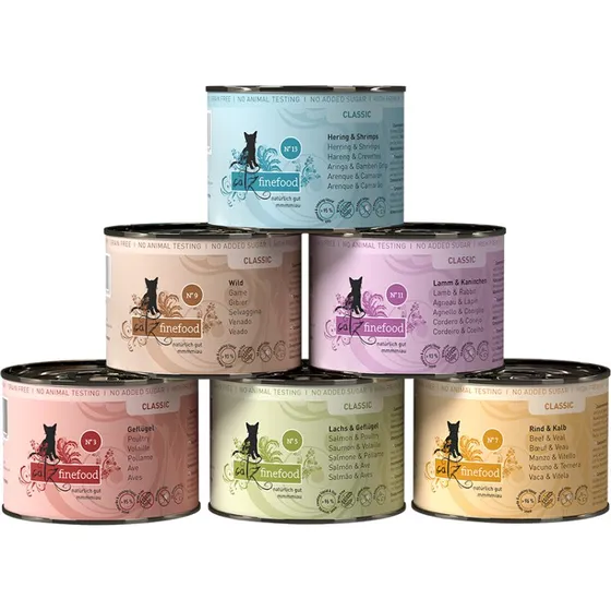 Catz Finefood Karma mokra dla kota Classic Adult, 6 x 200 g
