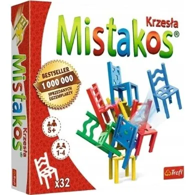 TREFL Gra Mistakos krzesła (4 osoby)