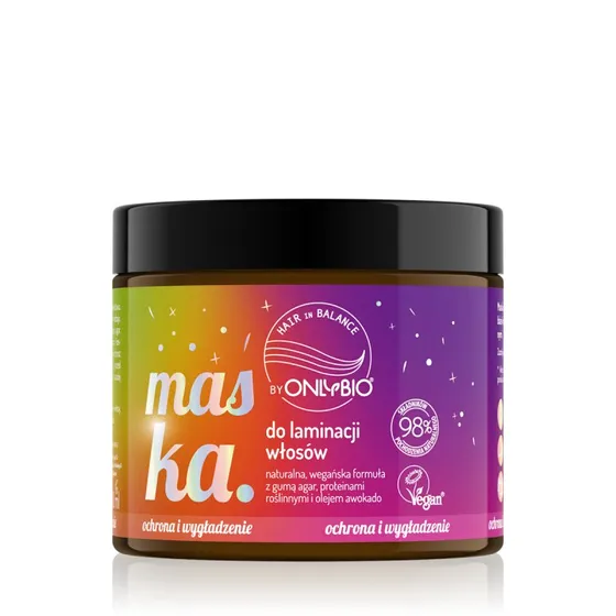 ONLYBIO Hair in Balance Maska do laminacji włosów 200 ml