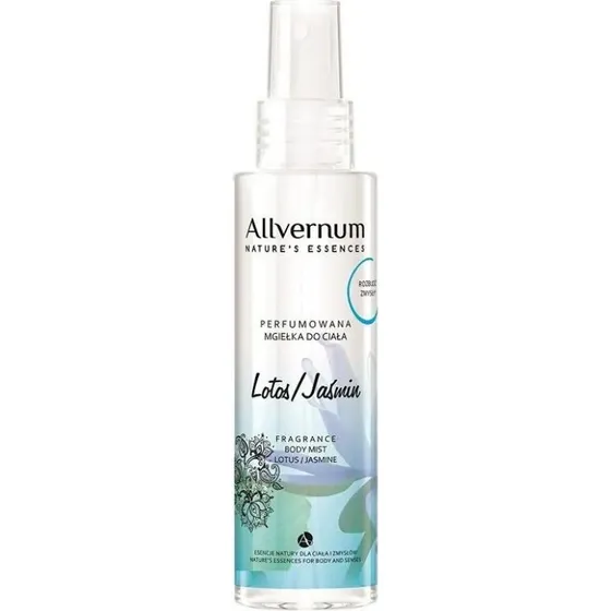 Allvernum Perfumowana mgiełka do ciała Lotos i Jaśmin 125ml