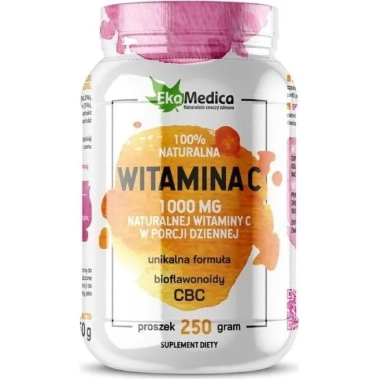 Ekamedica Witamina C 1000 mg z kompleksem CBC, 250 g