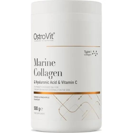 Ostrovit Marine Collagen Hyaluron VitC 500g - Kolagen Morski