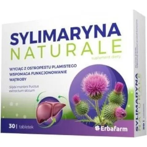 Sylimaryna Naturale 30 tabletek - Wyciąg z ostropestu plamistego
